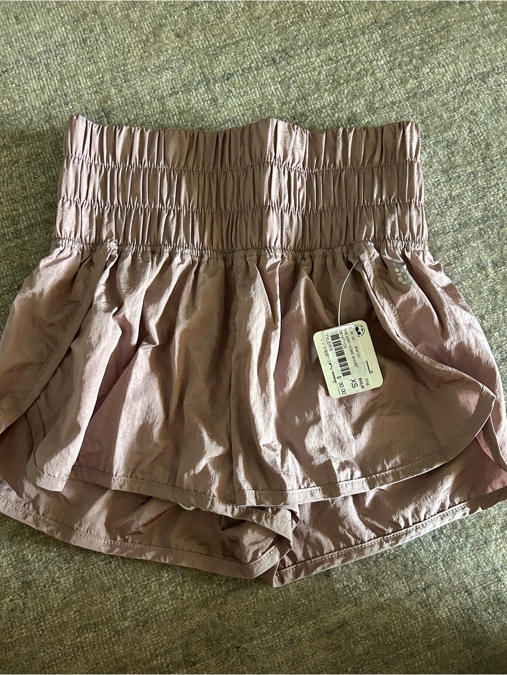 Free People High-Waist Smocked Layered Women's Shorts  - ACCEPTING OFFERS